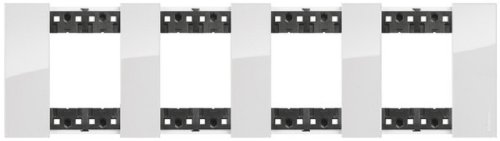 Рамка универсальная Legrand BTicino Living Now 4-м. 8 мод. лед картинка